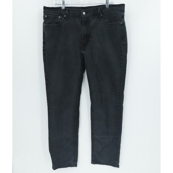 Levis 541 Jeans Mens 38x30 Black Dark Wash Tapered‎ Athletic Fit Goth Grunge - Picture 1 of 10